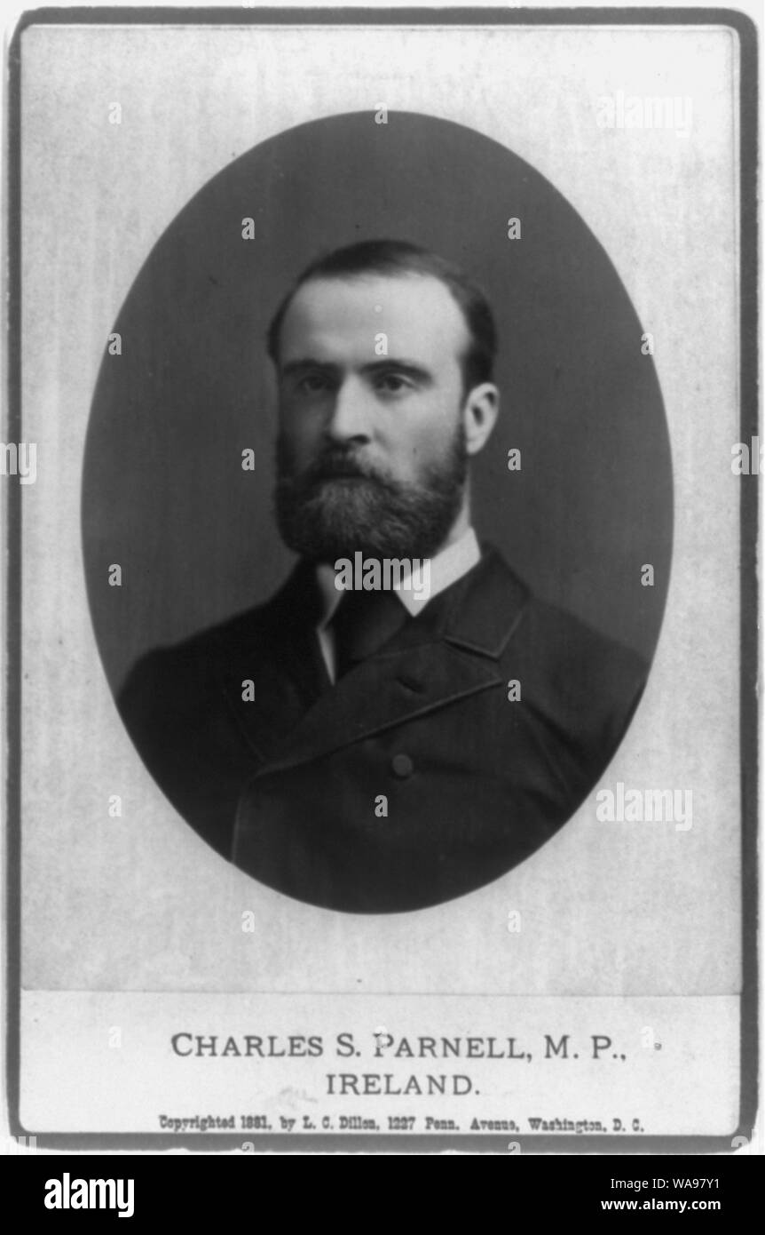 Charles S. Parnell, M.P. - Ireland Stock Photo