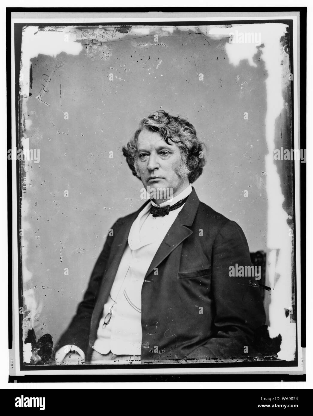Charles Sumner, half-length portrait, seated, facing slightly left ...