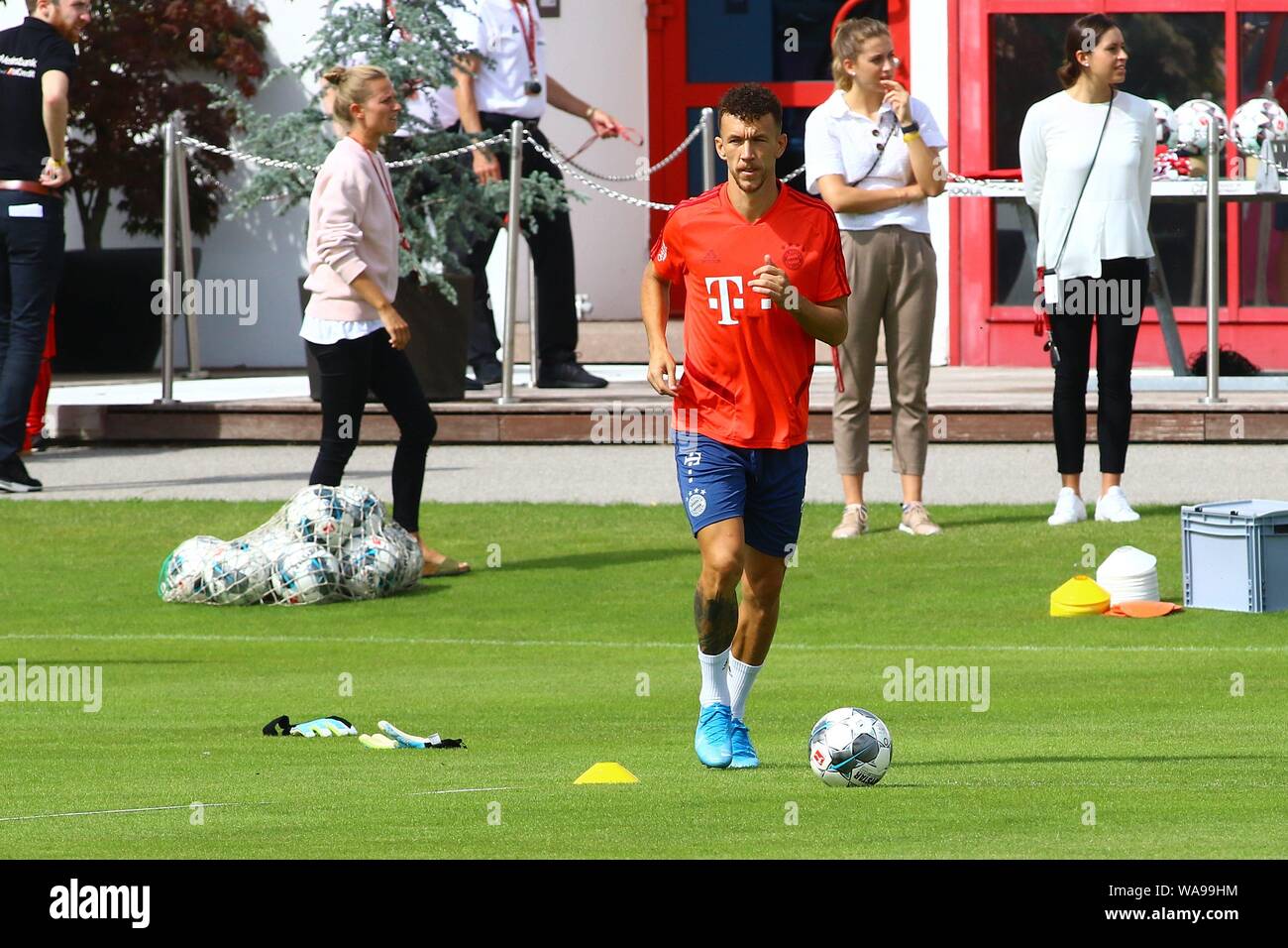 Muenchen, Germany 17. August 2019: 1. BL - 19/20 - FC Bayern Munich Training 17.08.2019 Ivan Perisic (FC Bayern Munich), promotion / single image / | usage worldwide Stock Photo