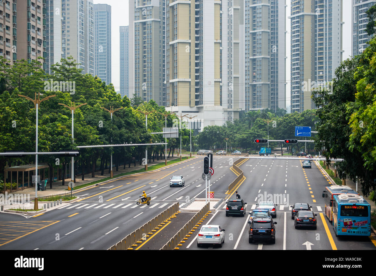 FILEThe Qiaoxiang Road in Futian and Nanshan districts, which is