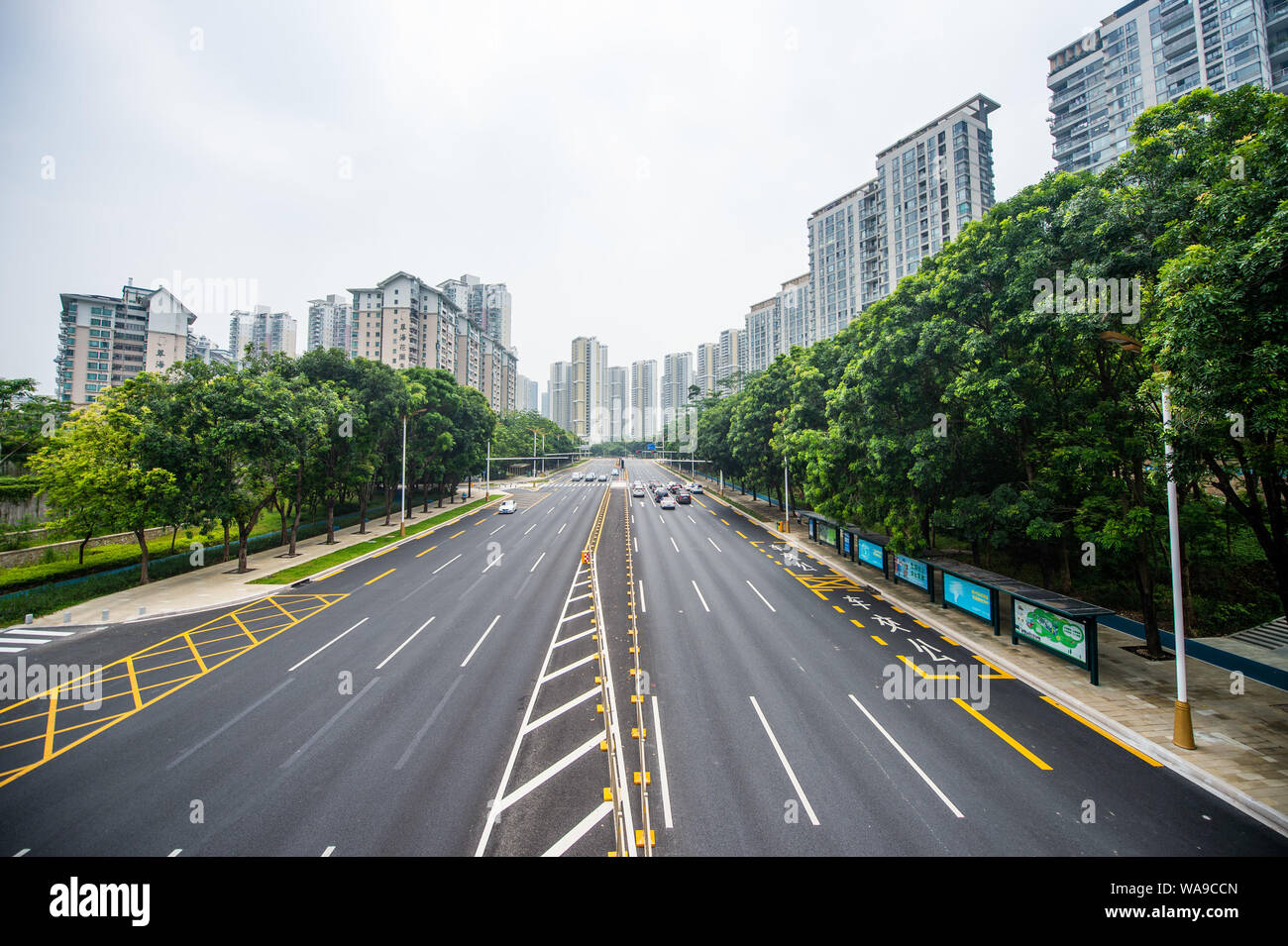 FILEThe Qiaoxiang Road in Futian and Nanshan districts, which is