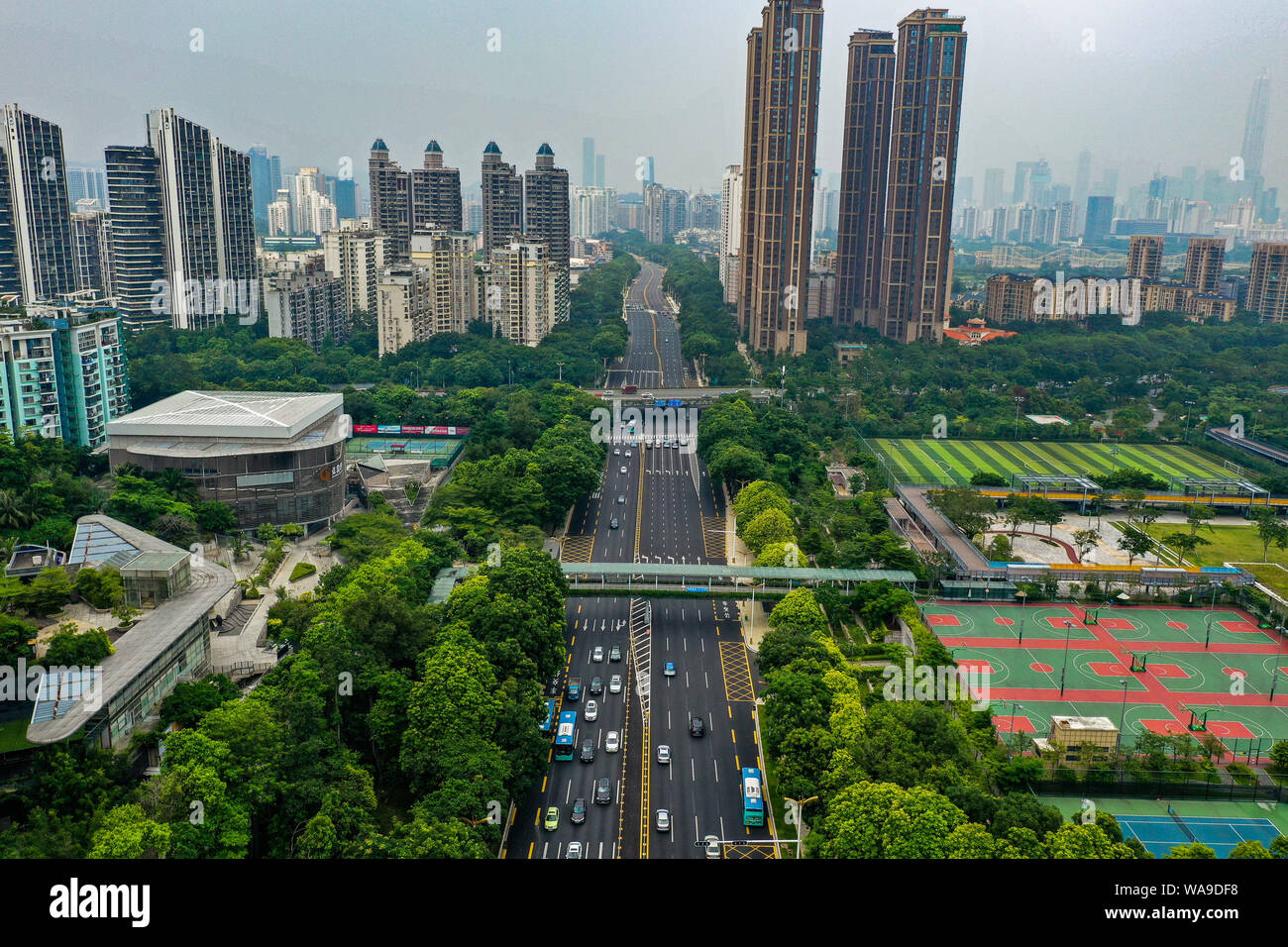 FILEThe Qiaoxiang Road in Futian and Nanshan districts, which is