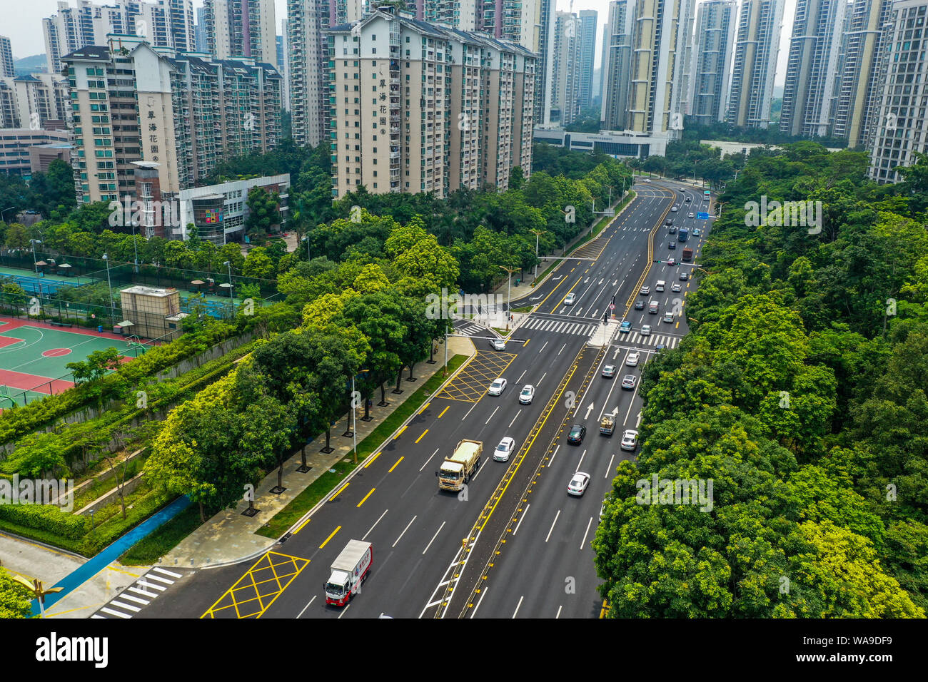 FILEThe Qiaoxiang Road in Futian and Nanshan districts, which is