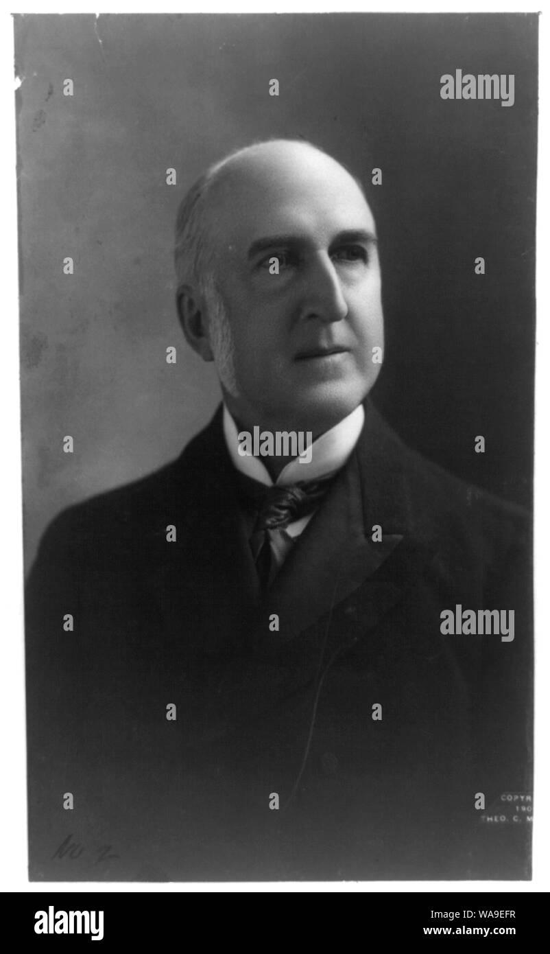 Chauncey Mitchell Depew, half-length portrait, facing right Stock Photo
