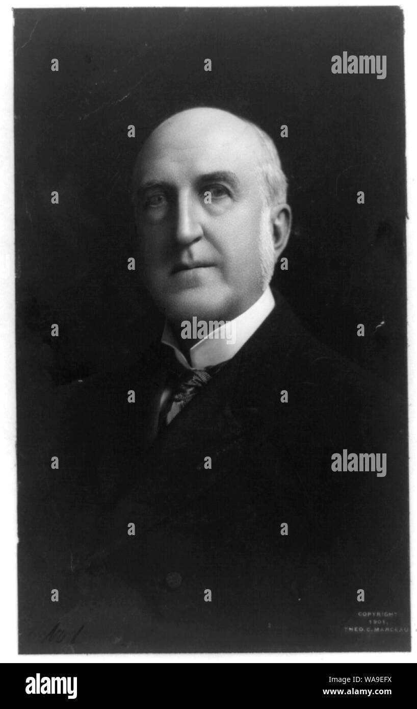 Chauncey Mitchell Depew, half-length portrait, facing left Stock Photo