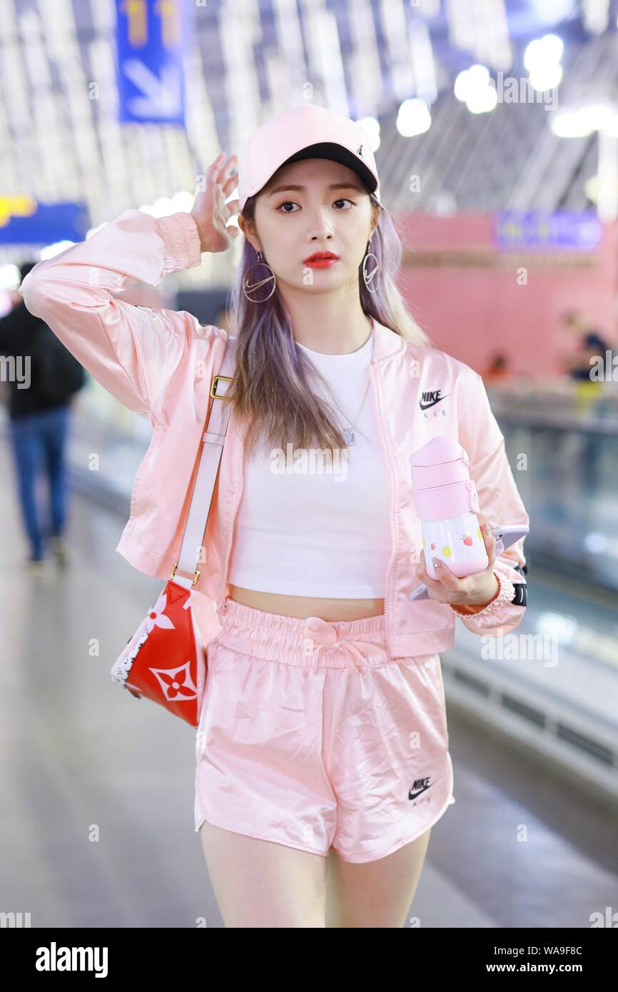 Chinese singer and actress Pinky Zhou or Zhou Jieqiong of South