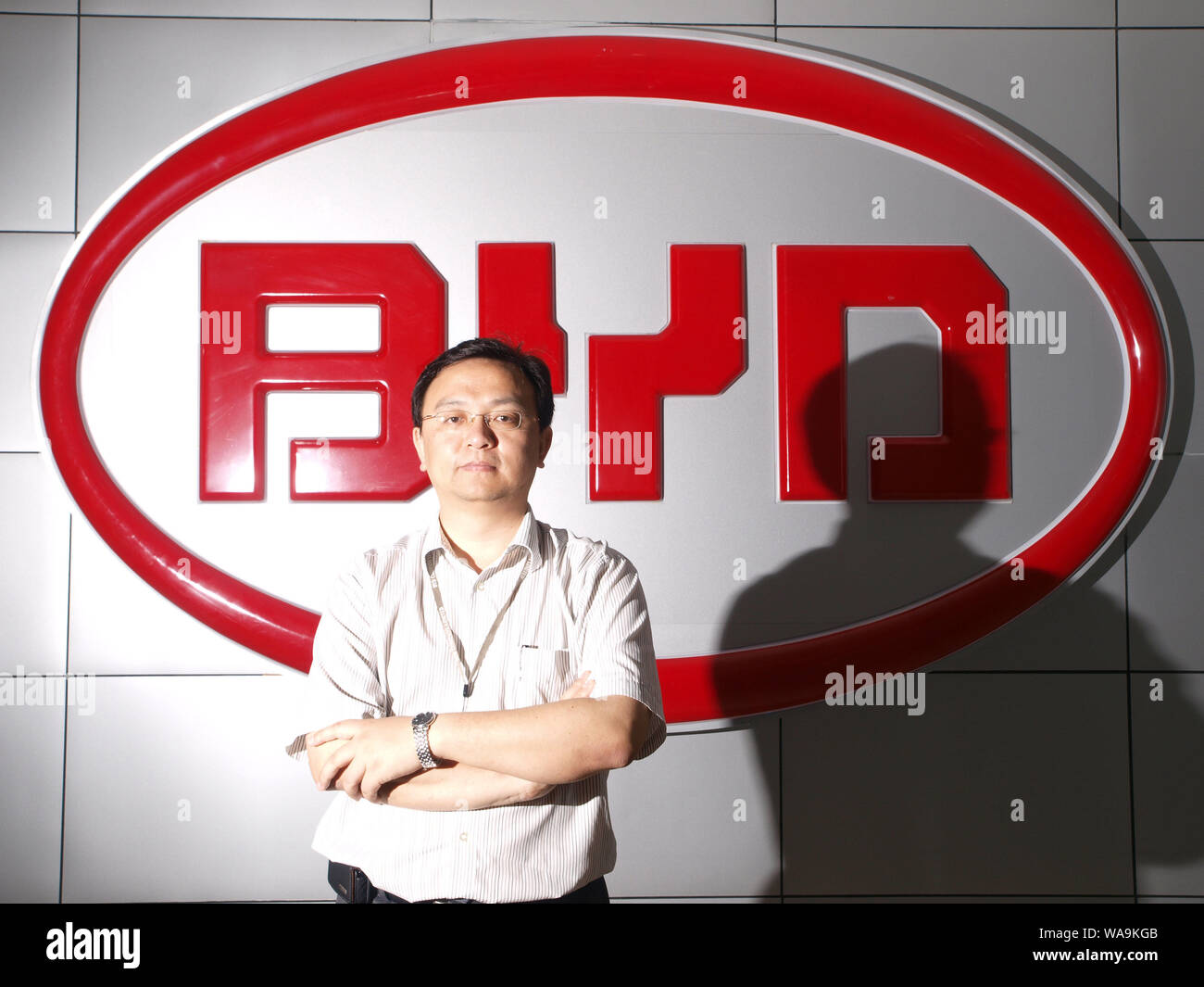 Wang Chuanfu, Chairman and President of BYD Company Limited, during an interview in Shenzhen, south Chinas Guangdong province, October 18, 2008.   The Stock Photo