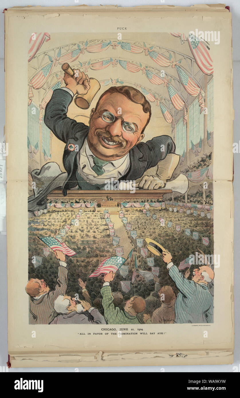 1904 political cartoon hi-res stock photography and images - Alamy