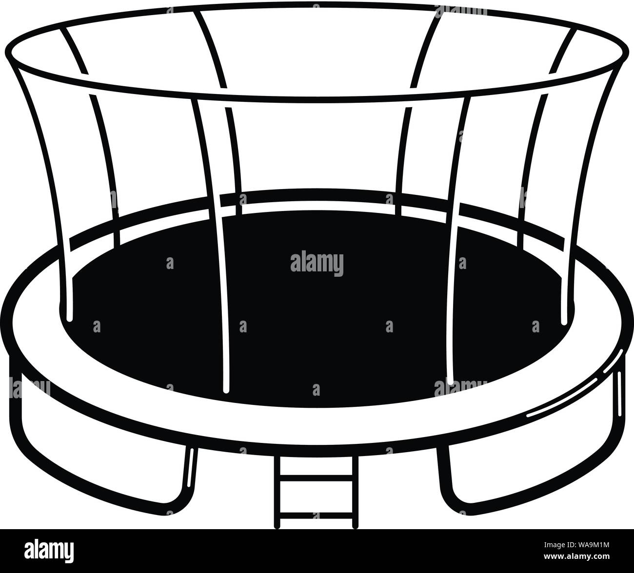 Protected trampoline icon, simple style Stock Vector Image & Art - Alamy
