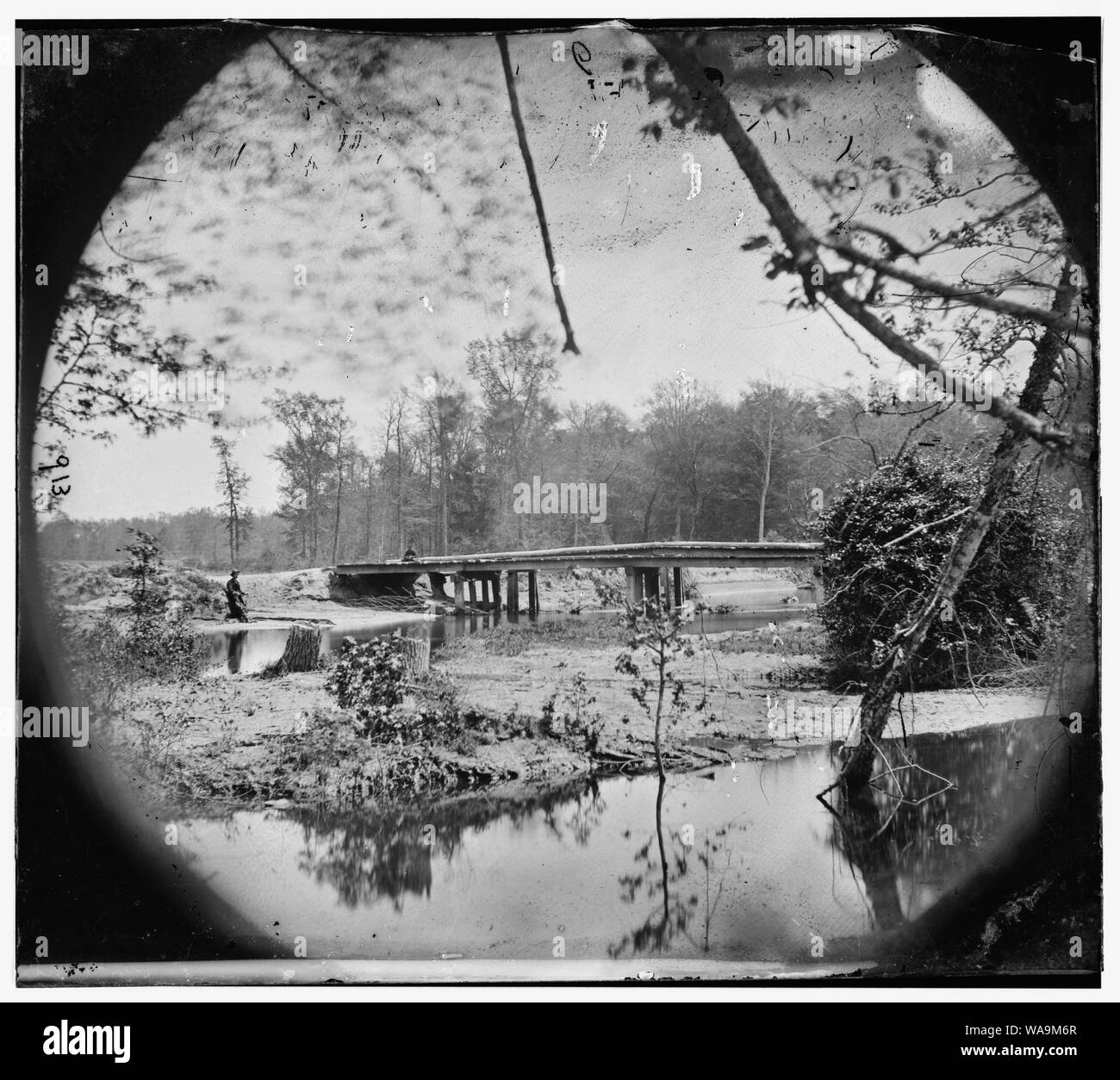 Chickahominy River, Va. Bridge on Mechanicsville road Abstract