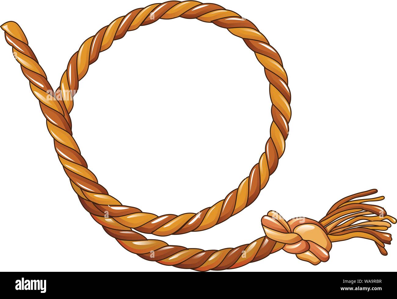 Cowboy rope icon, cartoon style Stock Vector Image & Art Alamy