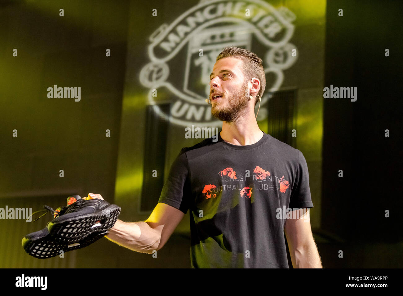 Spanish football player David de Gea of Manchester United F.C. of Premier  League attends a promotional event for adidas during 2019 pre-season tour  in Stock Photo - Alamy