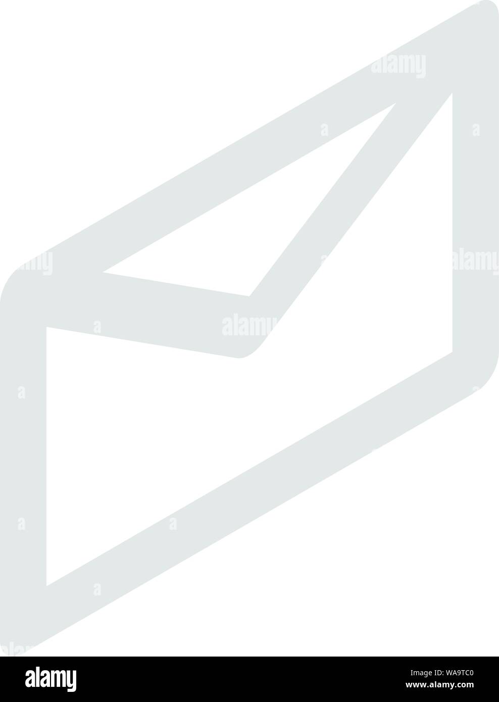 Mail letter icon, isometric style Stock Vector Image & Art - Alamy