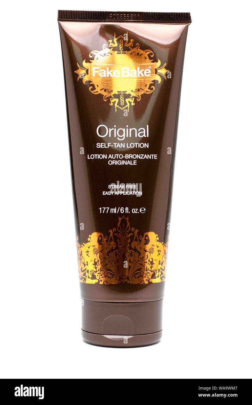 Tube of self tanning lotion from Fake Bake Stock Photo