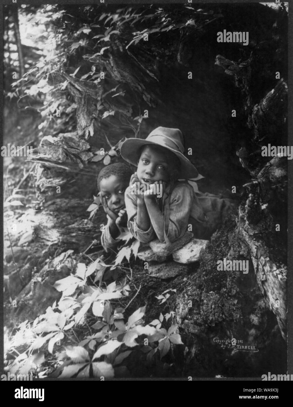 Children of the soil Stock Photo