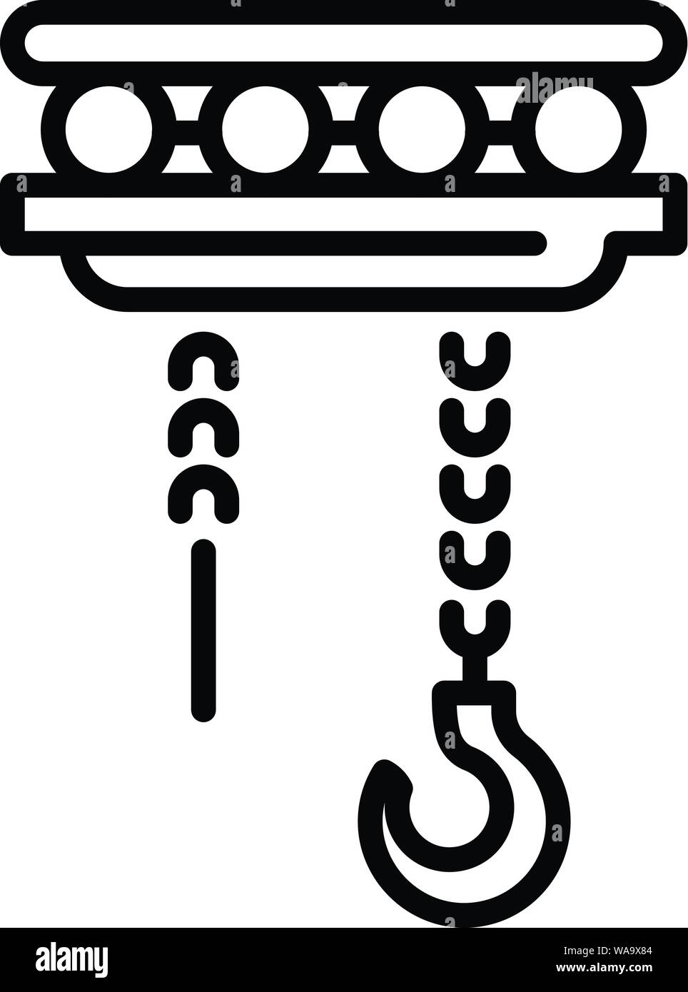 Heavy crane icon, outline style Stock Vector Image & Art - Alamy