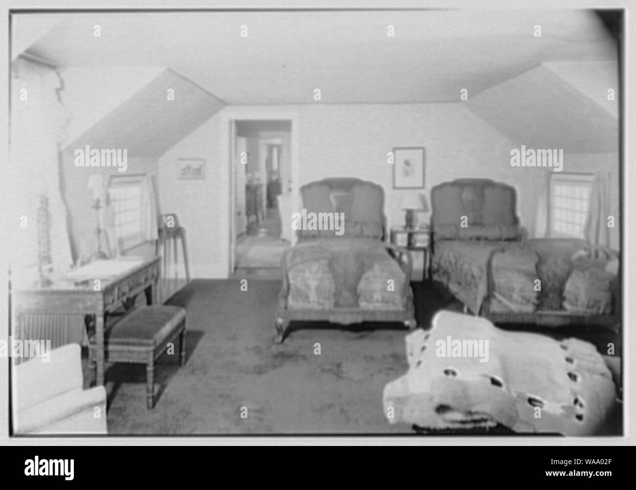 Childs Frick, residence in Roslyn, Long Island, New York. Stock Photo