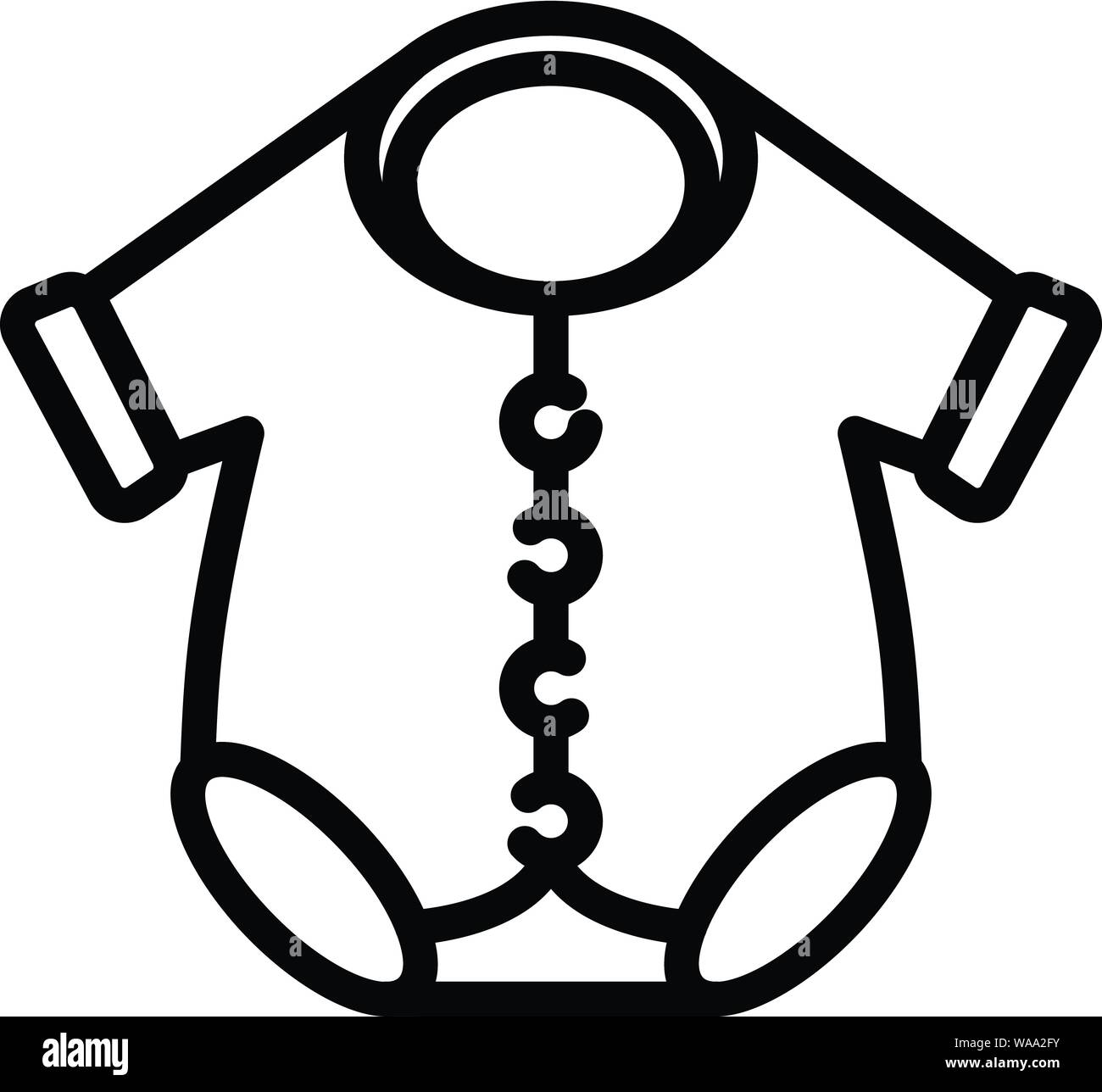 Baby clothes icon, outline style Stock Vector Image & Art Alamy