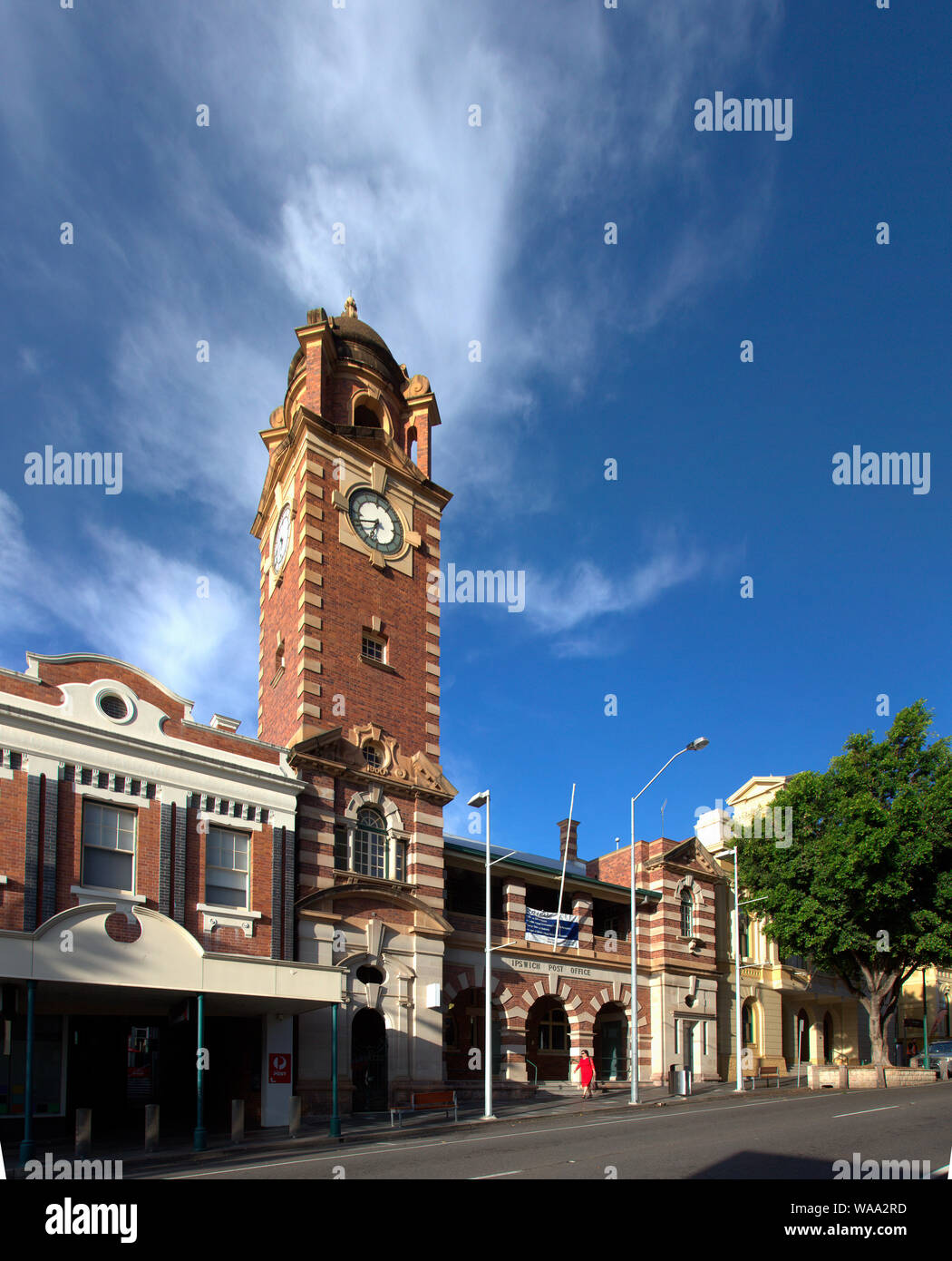 Post Office (1901) on Brisbane St Ipswich Queensland Australia Stock