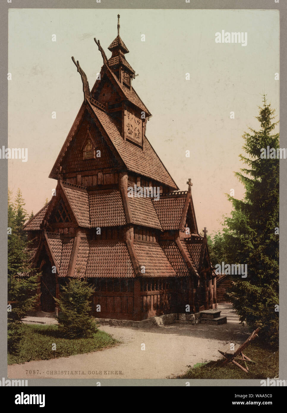 Christiania. Gols Kirke Stock Photo