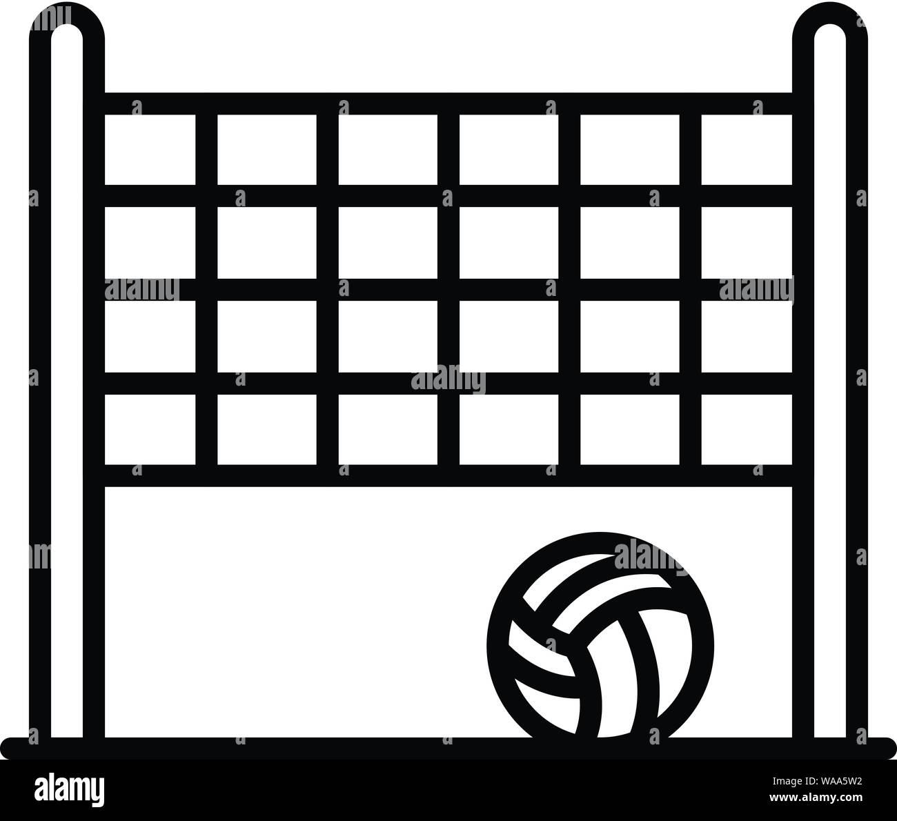Brazil beach volleyball Stock Vector Images - Alamy
