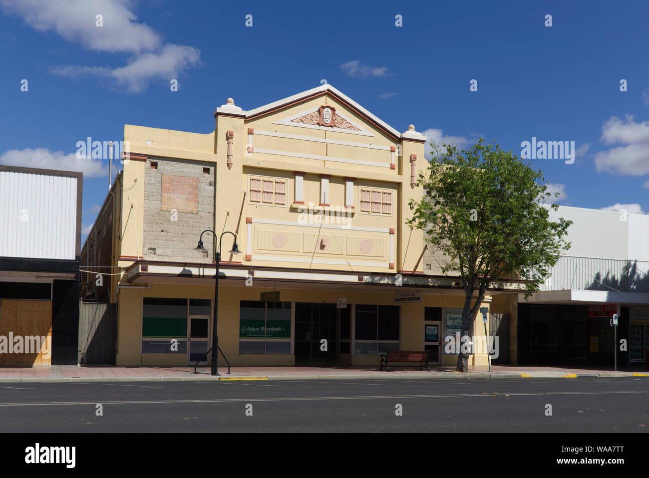 One of many heritage buildings that lined the streets of Moree New South Wales Australia Stock Photo