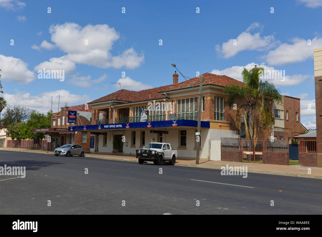 The historic Post Office Hotel Moree New South Wales Australia Stock Photo