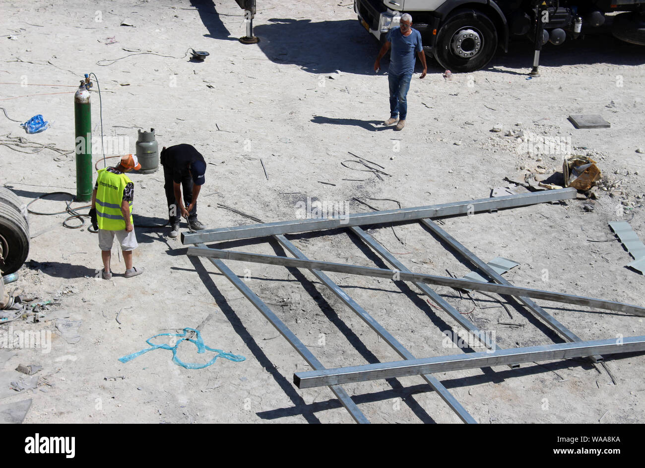 Hebron, West Bank, Palestinian Territory. 18th Aug, 2019. Israeli