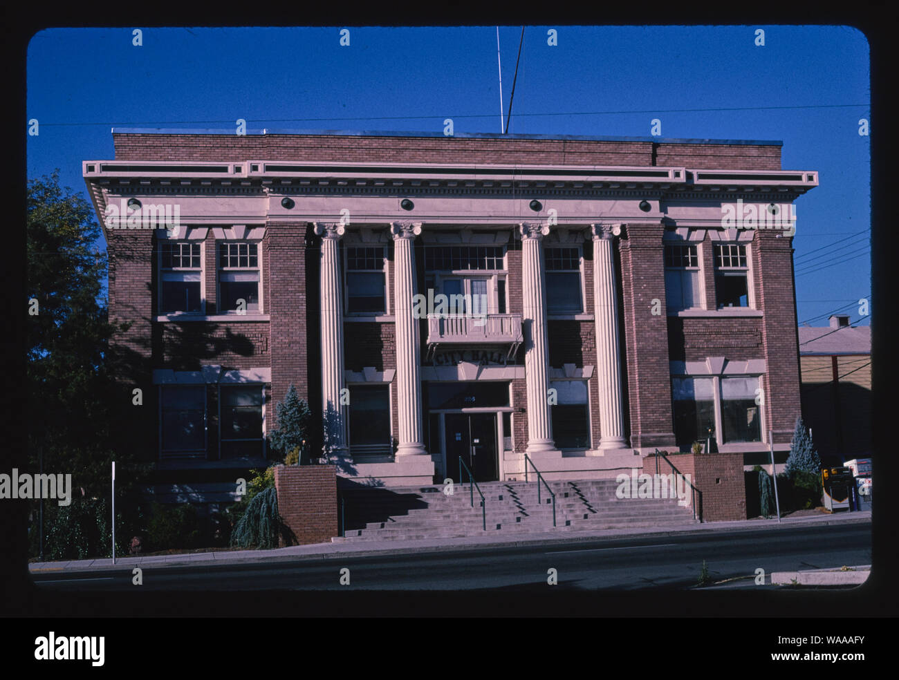 City Hall, angle 1, S. 5th Street, Klamath Falls, Oregon Stock Photo