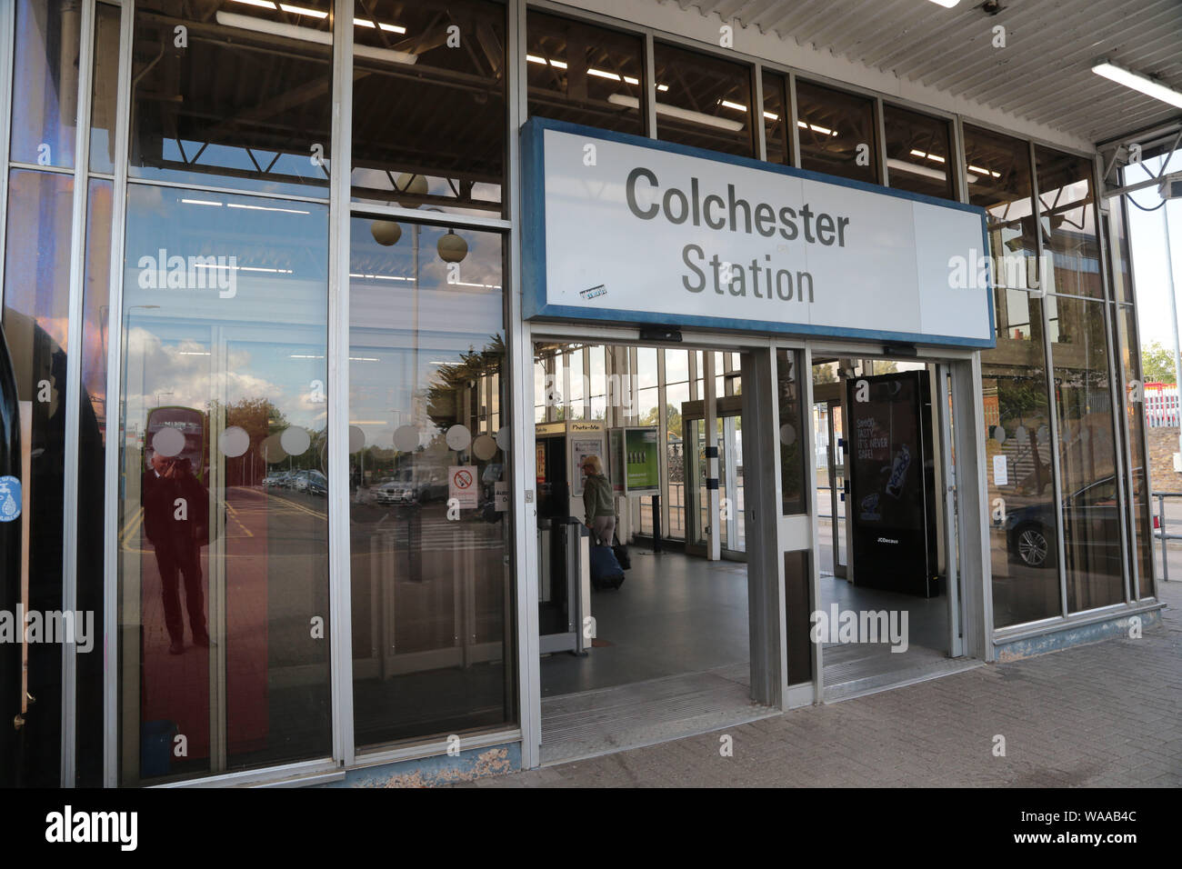 Colchester Railway Station Essex Locally, however, it is also known as Colchester North Stock Photo