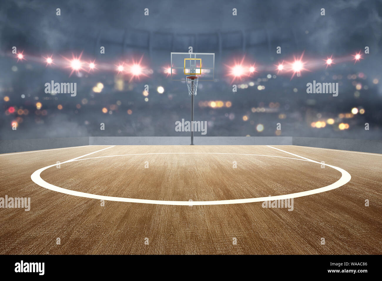 Basketball Court Background