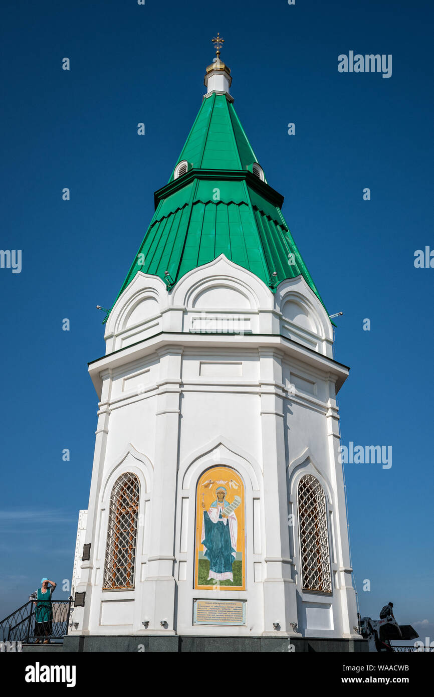 Paraskeva Pyatnitsa Chapel in Krasnoyarsk, Siberia, Russia Stock Photo