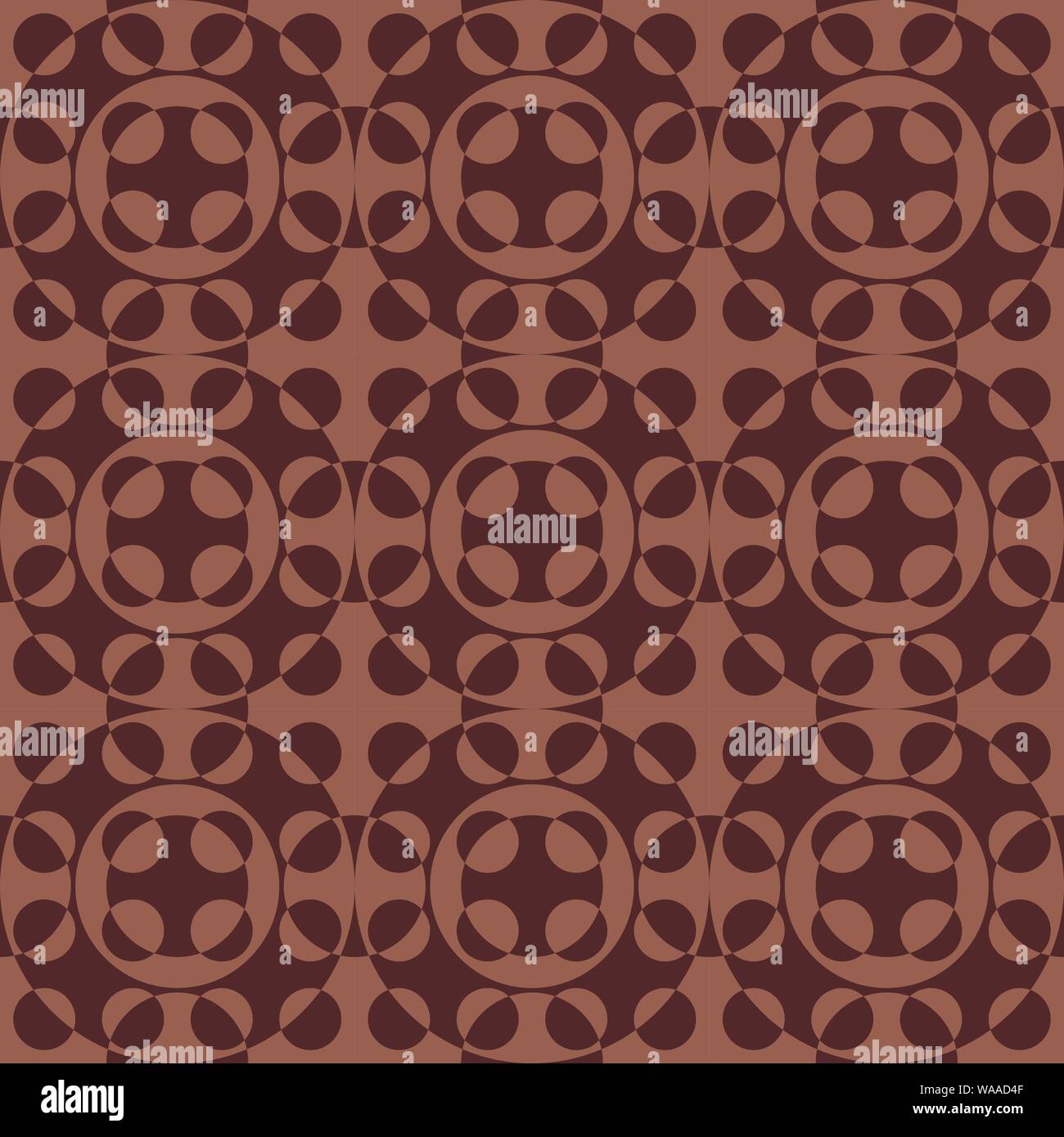 Abstract flat seamless pattern with contrast bubbles. Timeless simple vector pattern for textile, prints, fabric, wallpaper, wrapping paper, web etc. Stock Vector