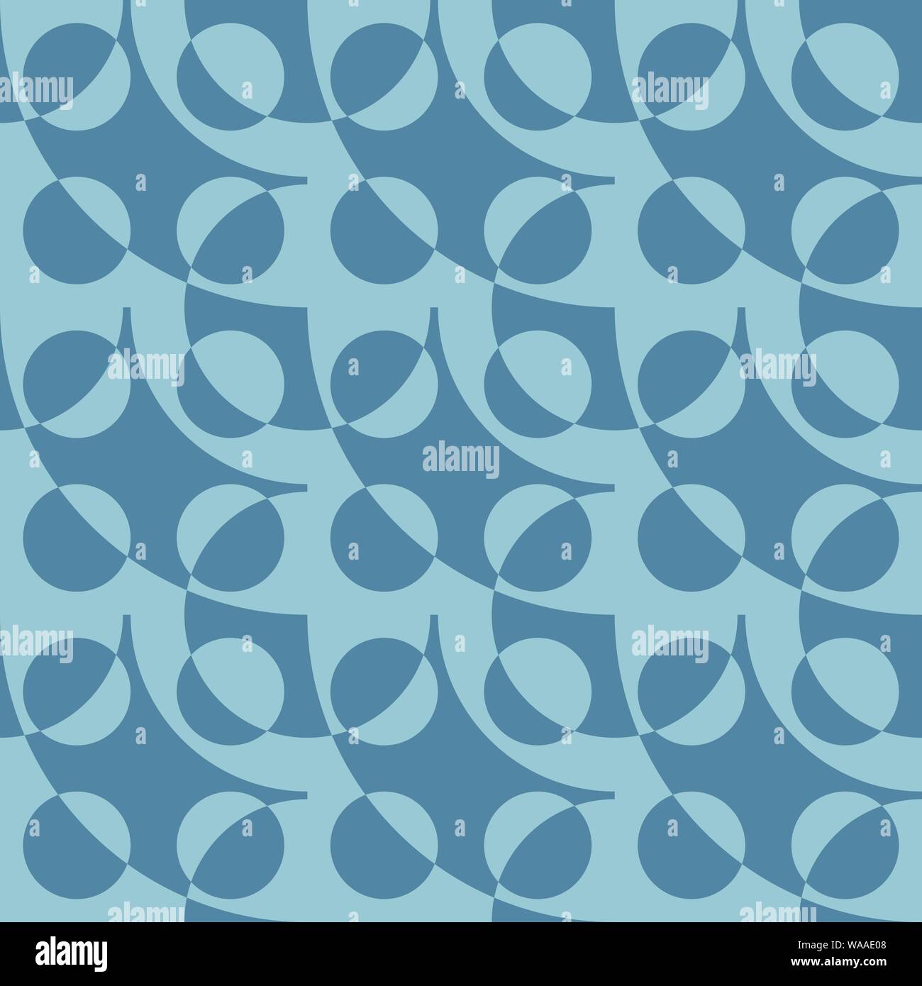 Abstract flat seamless pattern with contrast bubbles. Timeless simple vector pattern for textile, prints, fabric, wallpaper, wrapping paper, web etc. Stock Vector