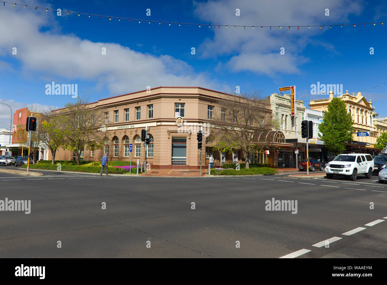 Commonwealth Bank building Orange New South Wales Australia Stock Photo