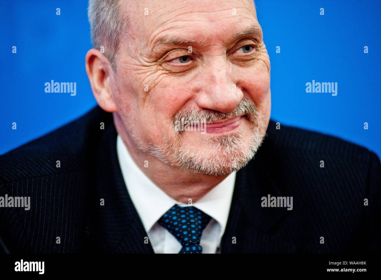 Antoni Macierewicz - former Minister of National Defence for Poland Stock Photo