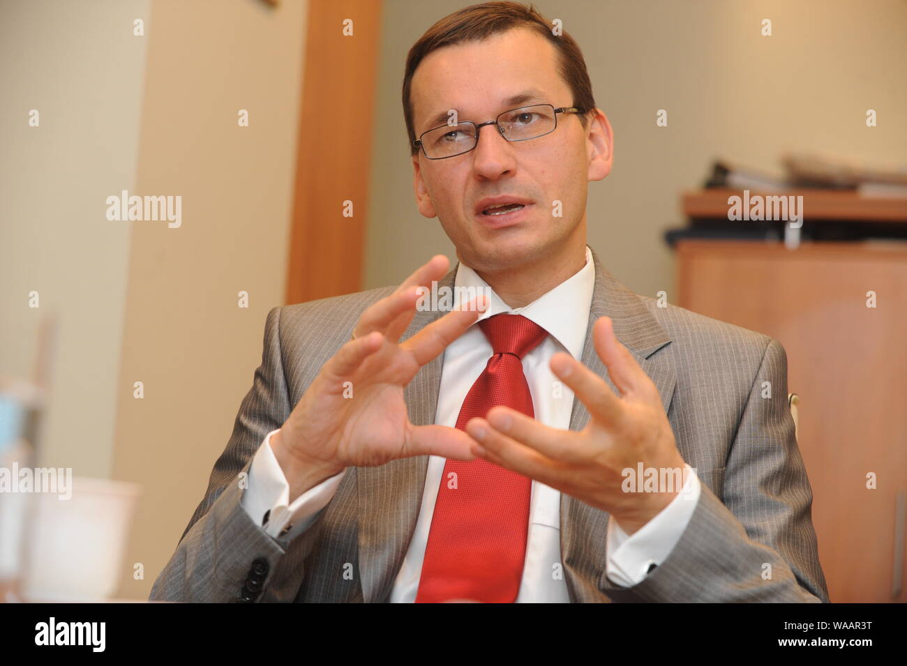 Mateusz Morawiecki Stock Photo