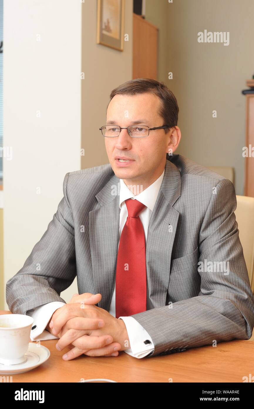 Mateusz Morawiecki Stock Photo