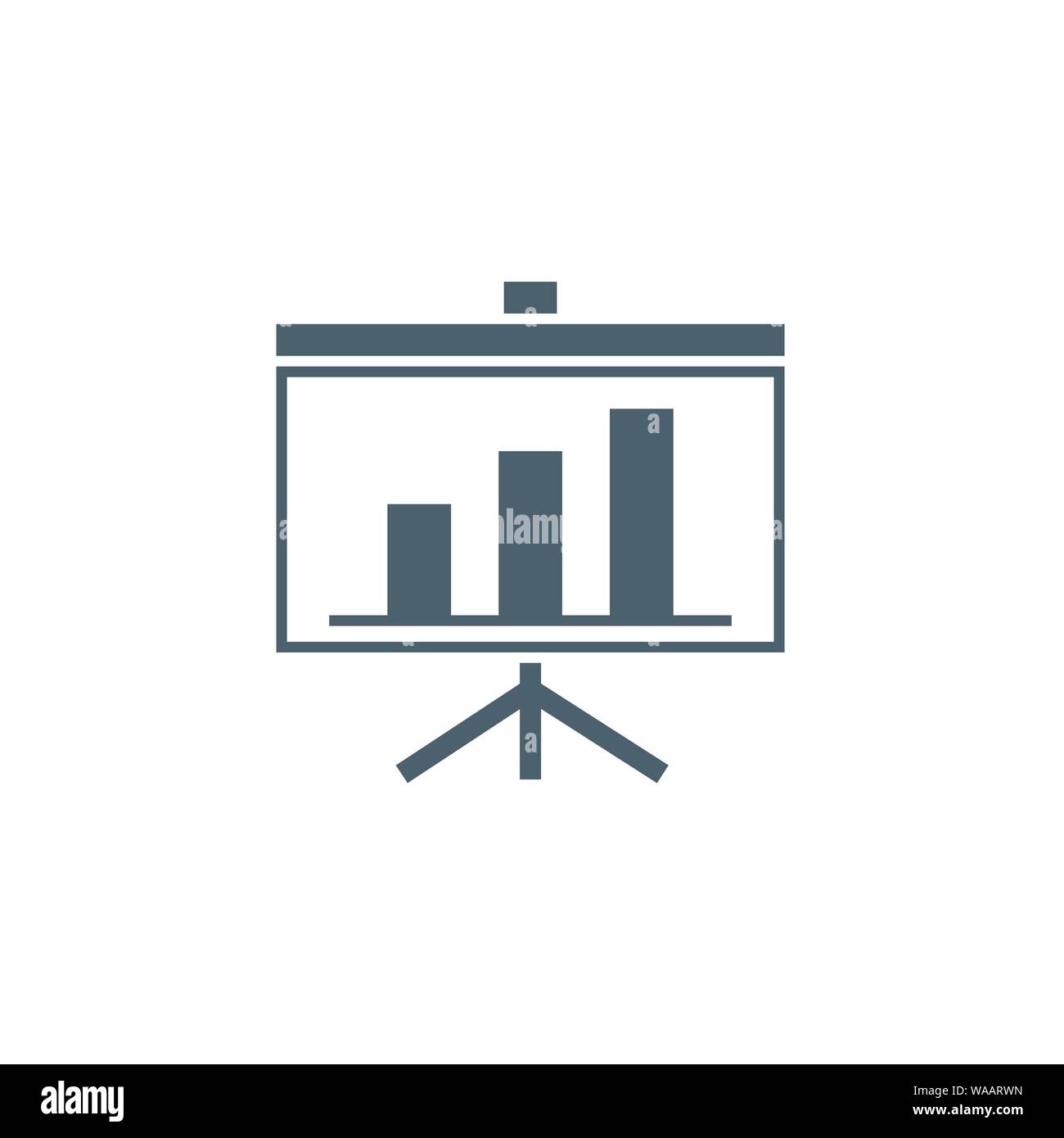 Presentation Bilboard related vector glyph icon Stock Vector Image ...