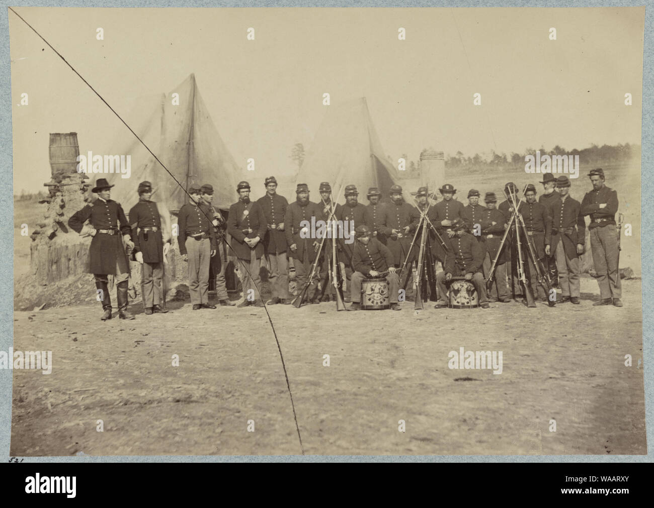 Co 61st infantry hi-res stock photography and images - Alamy