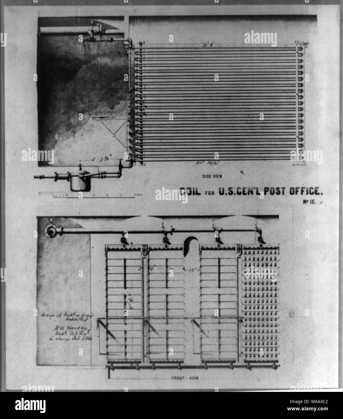 Coil for U.S. Gen'l Post Office Stock Photo - Alamy