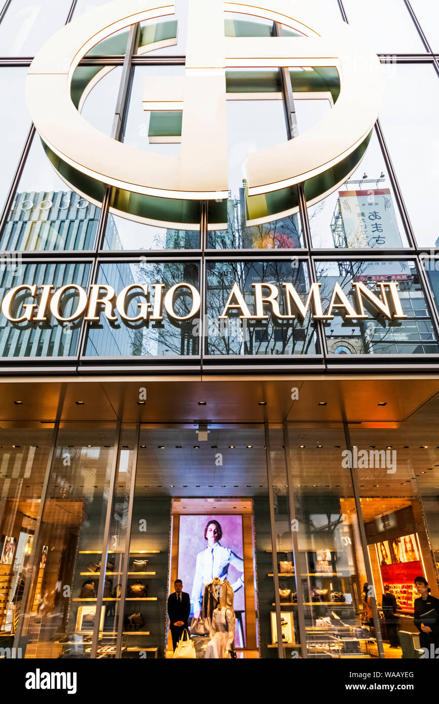 Japan tokyo ginza giorgio armani hi res stock photography and images Alamy