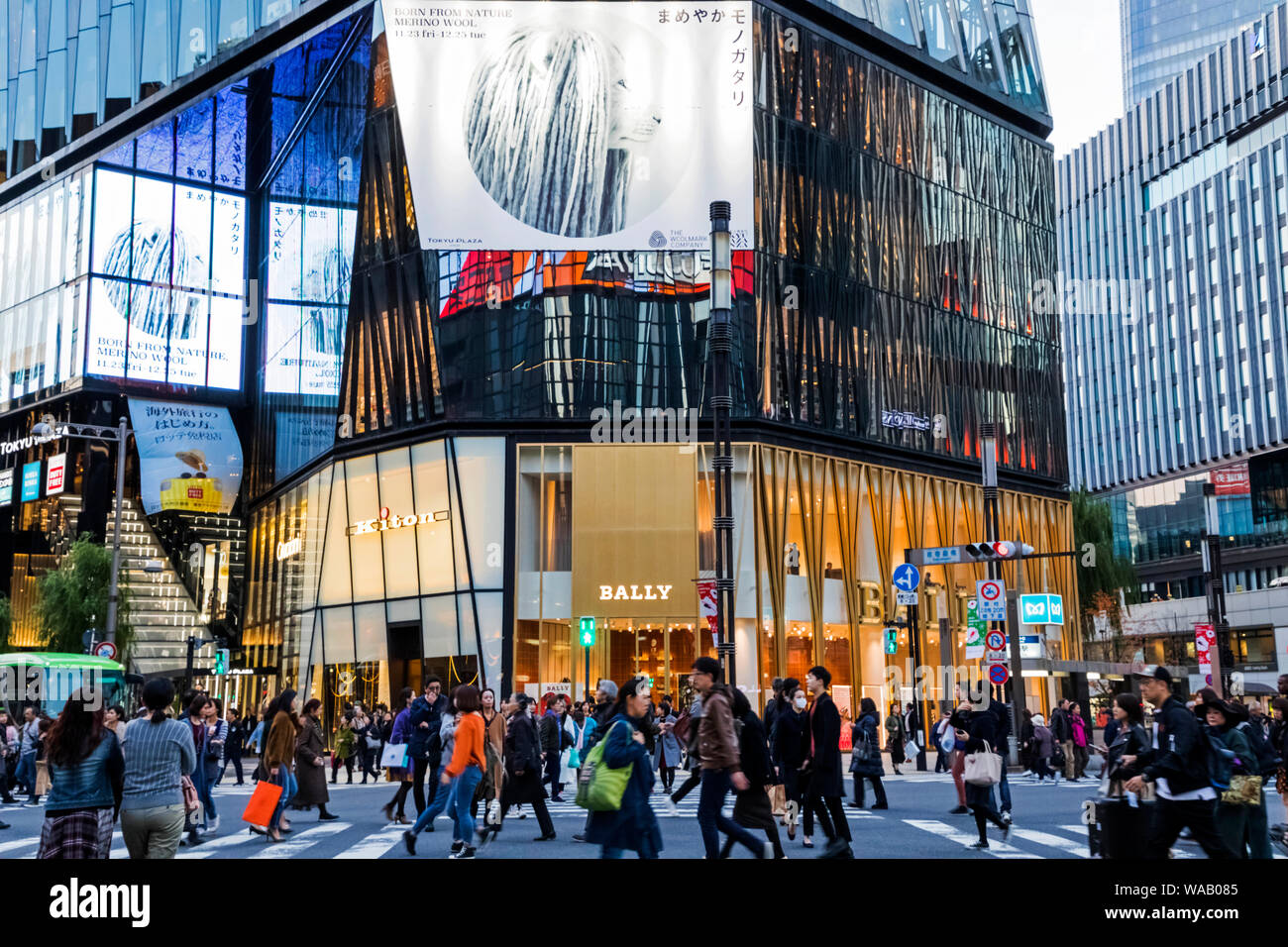 Japan, Honshu, Tokyo, Ginza, Tokyu Plaza Shopping Centre Building, 30076047 Stock Photo