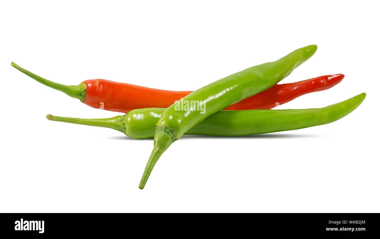 Chili pepper isolated on white background Stock Photo