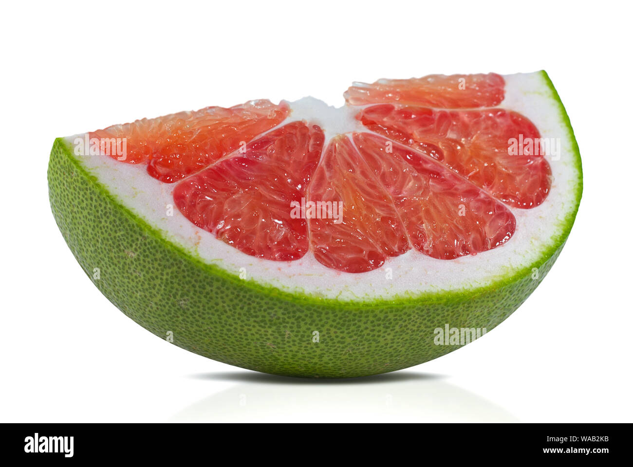 Pomelo or grapefriut isolated on white background Stock Photo