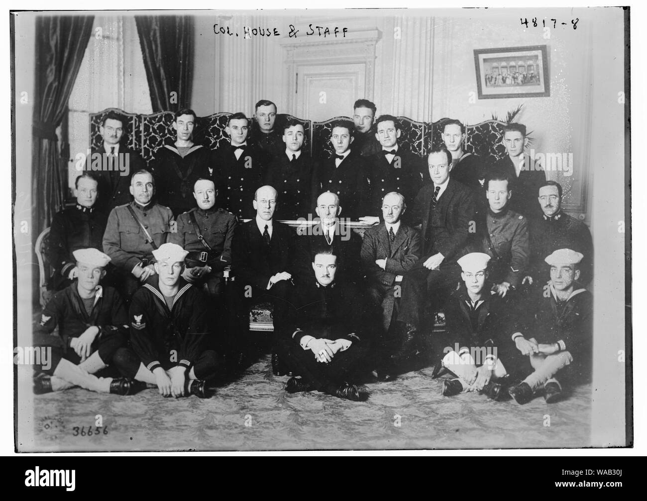 Col. House & staff Stock Photo Alamy