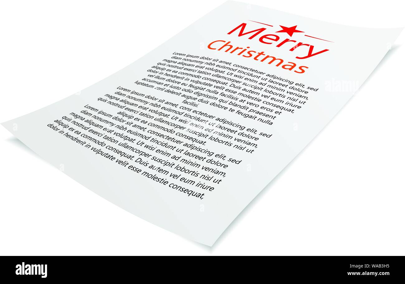 Christmas greeting card paper Stock Vector Image & Art Alamy