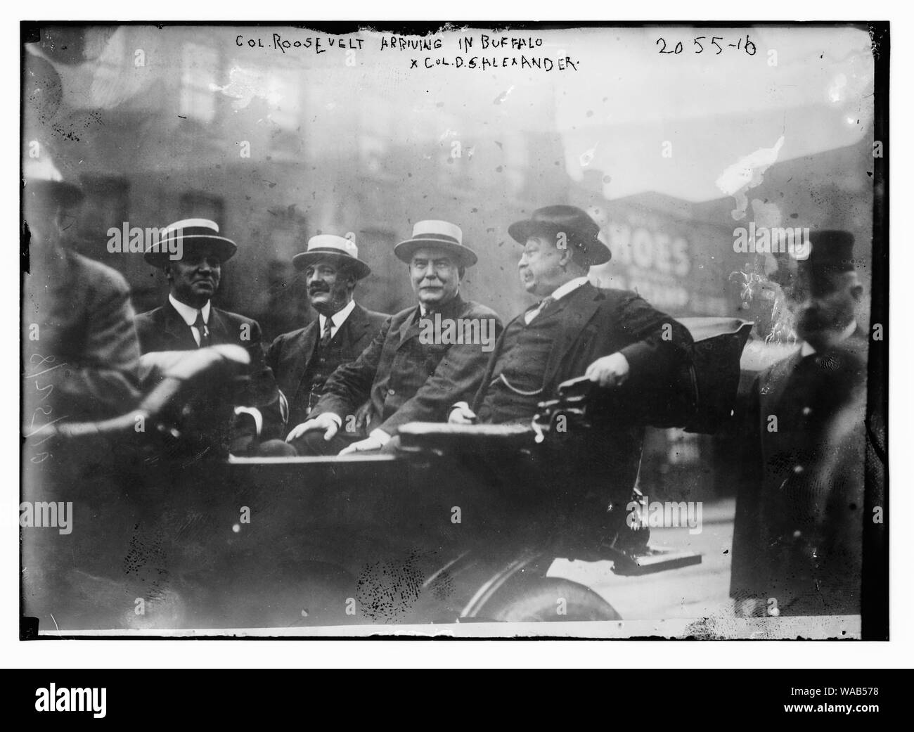 Col. Roosevelt arriving in Buffalo. Col. D.S. Alexander Stock Photo Alamy