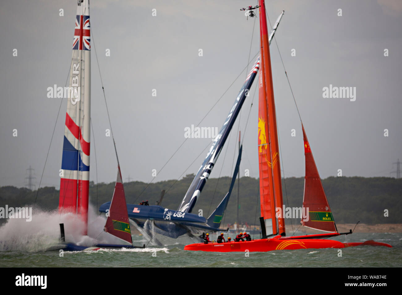 Foiling, Catamarans, Teams, Uk, China,australia,america,japan, France 