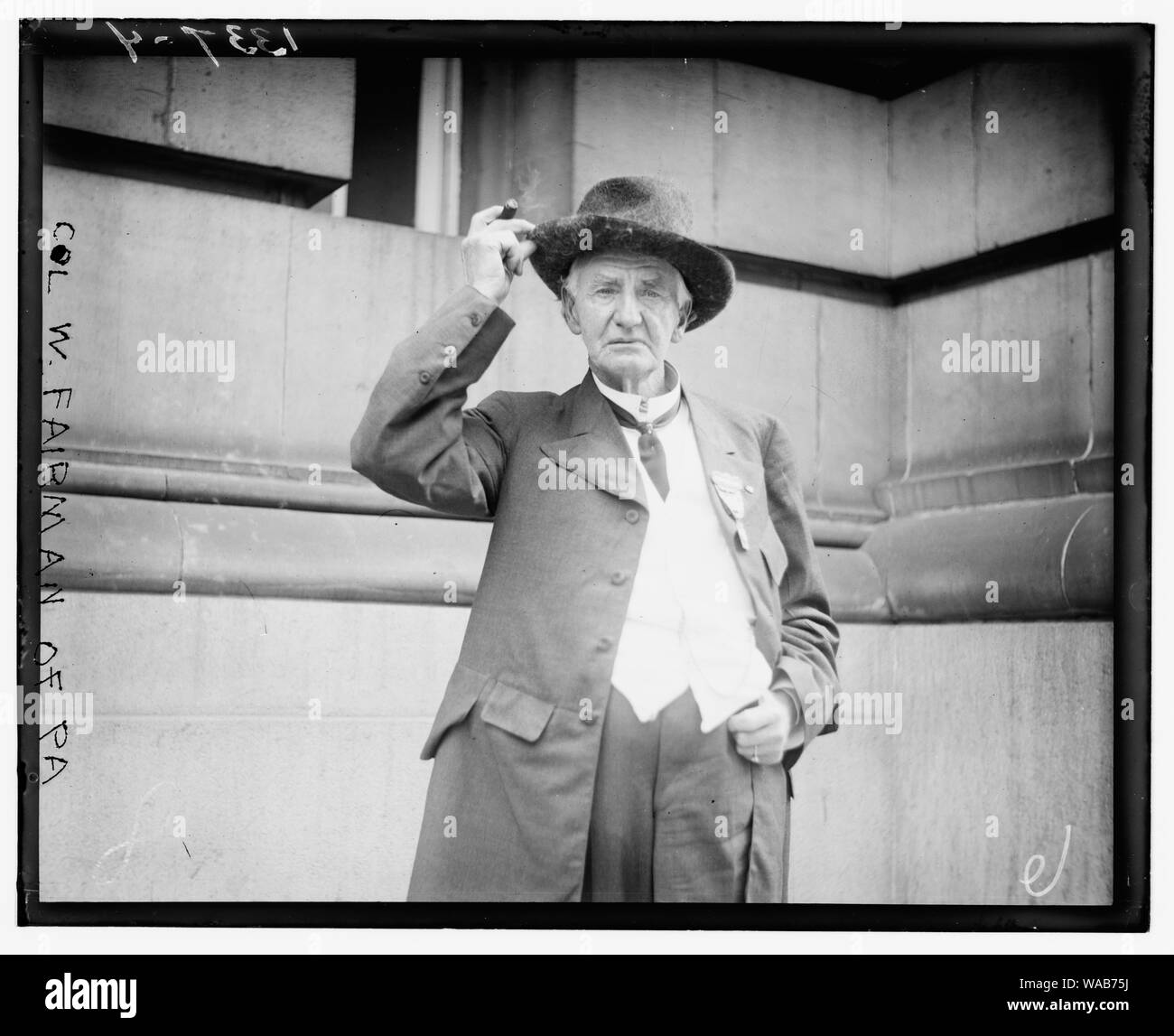 Col. W. Fairman of Pa. Stock Photo